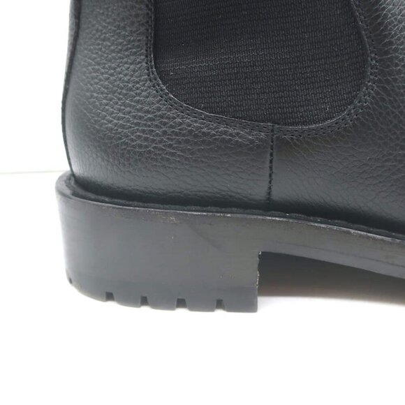 Louis Vuitton Discovery Ankle Boots Black Leather & Monogram Canvas Size 37.5 - Picture 5 of 16